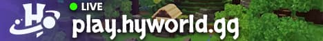 play.hyworld.gg - SMP, Minigames, Creative Plots